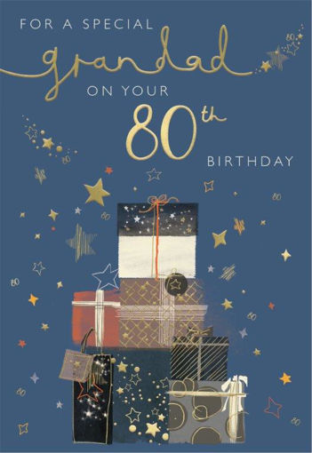 Picture of FOR A SPECIAL GRANDAD ON YOUR 80TH BIRTHDAY CARD
